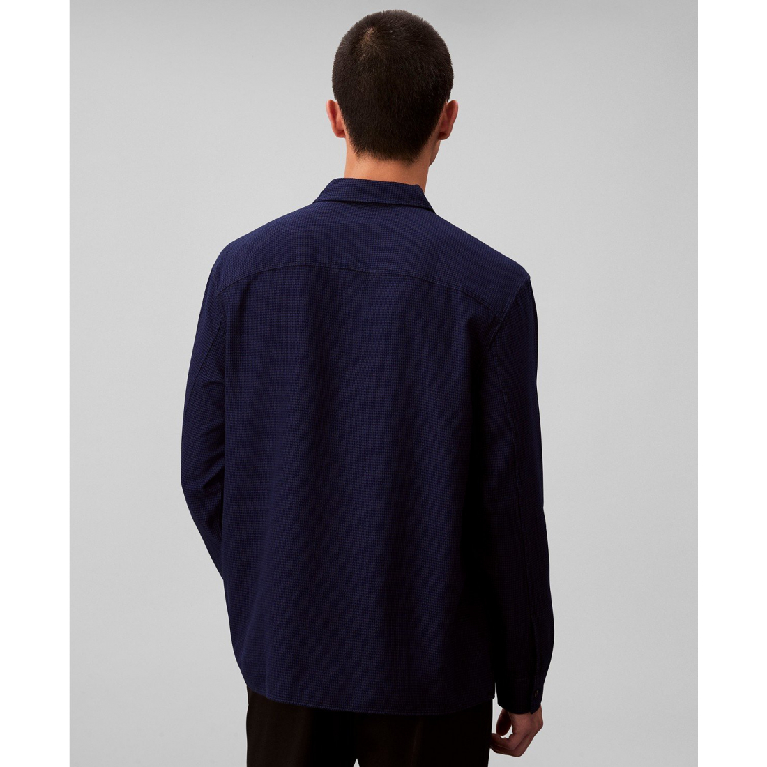 'Classic-Fit Yarn-Dyed Houndstooth Shirt' pour Hommes