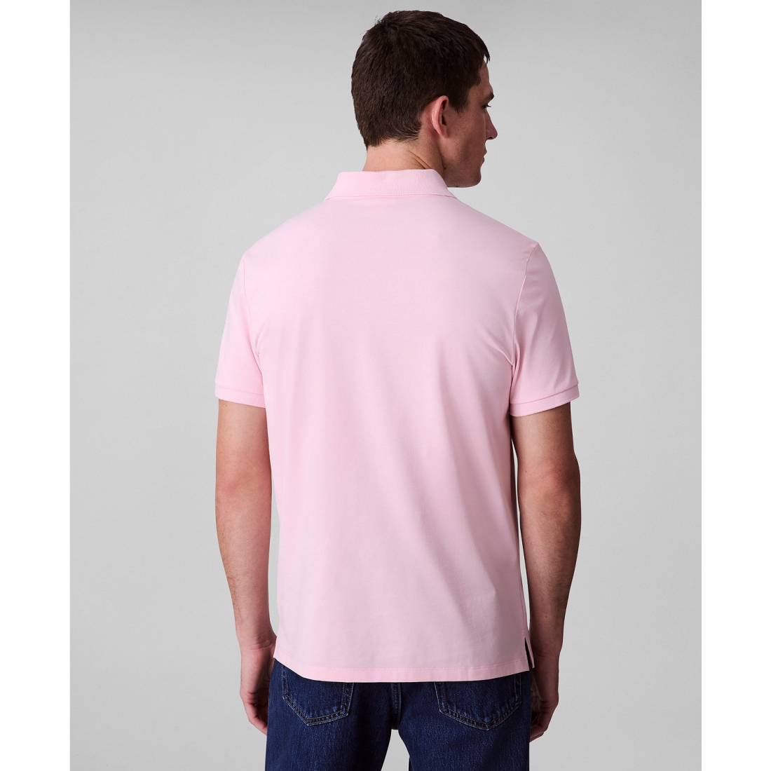 'Regular-Fit Smooth Cotton Monogram Logo Polo Shirt' pour Hommes