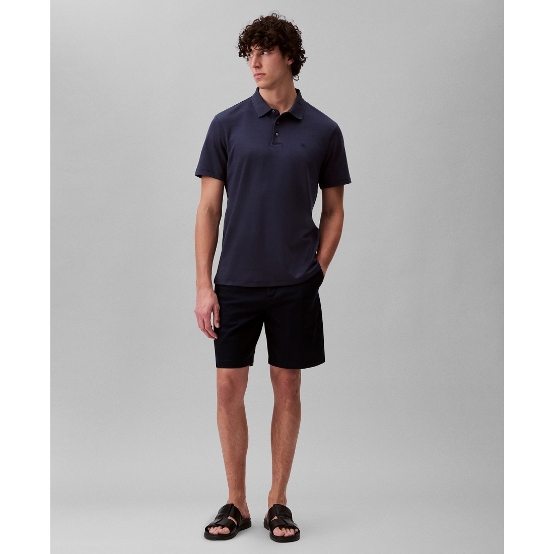 'Short Sleeve Supima Cotton Polo Shirt' für Herren