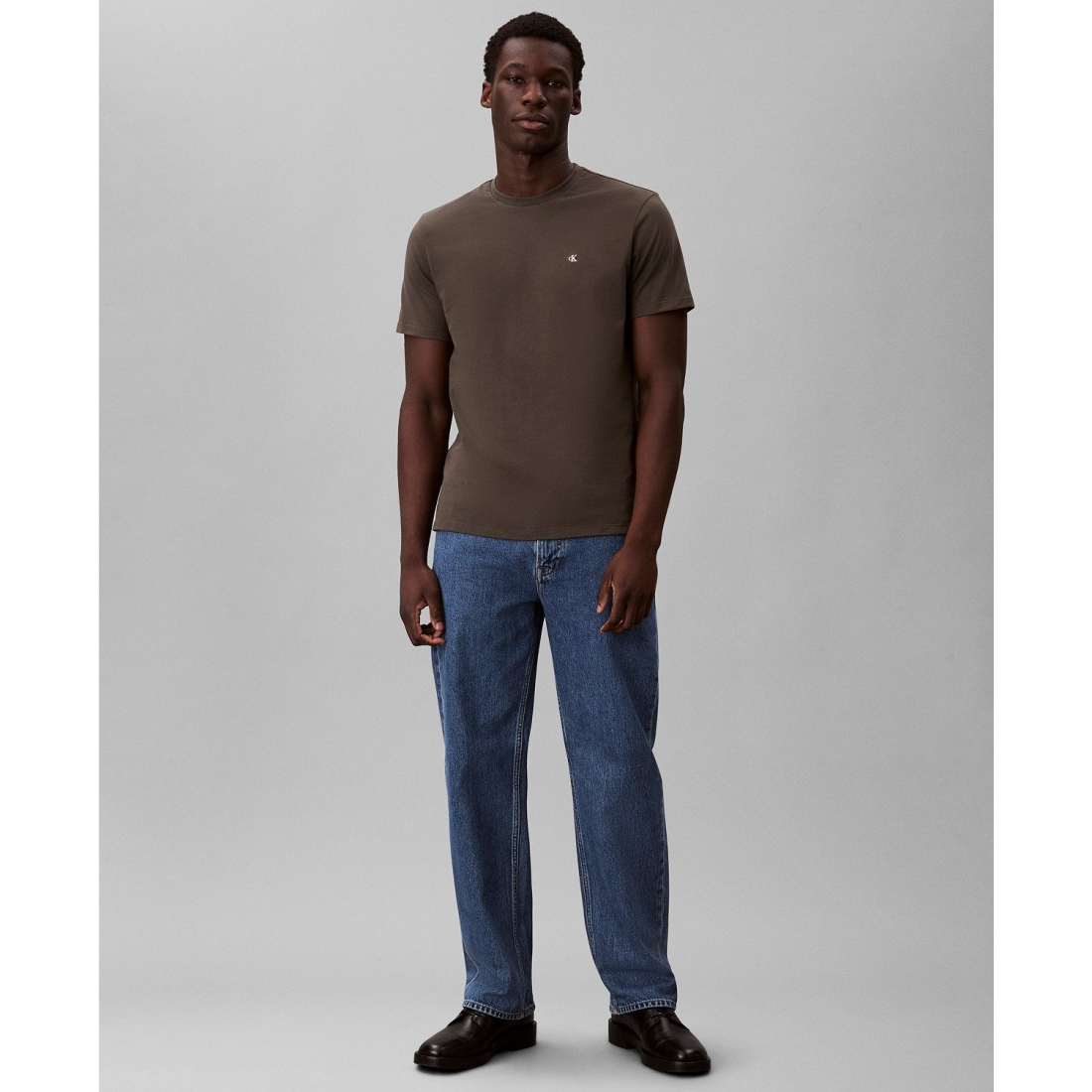 'Solid Crewneck T-Shirt' pour Hommes