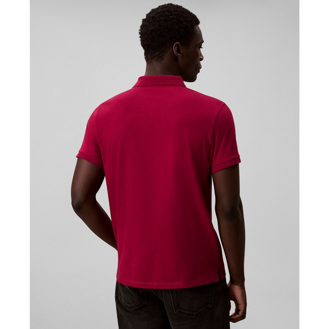 'Short Sleeve Solid Polo Shirt' für Herren