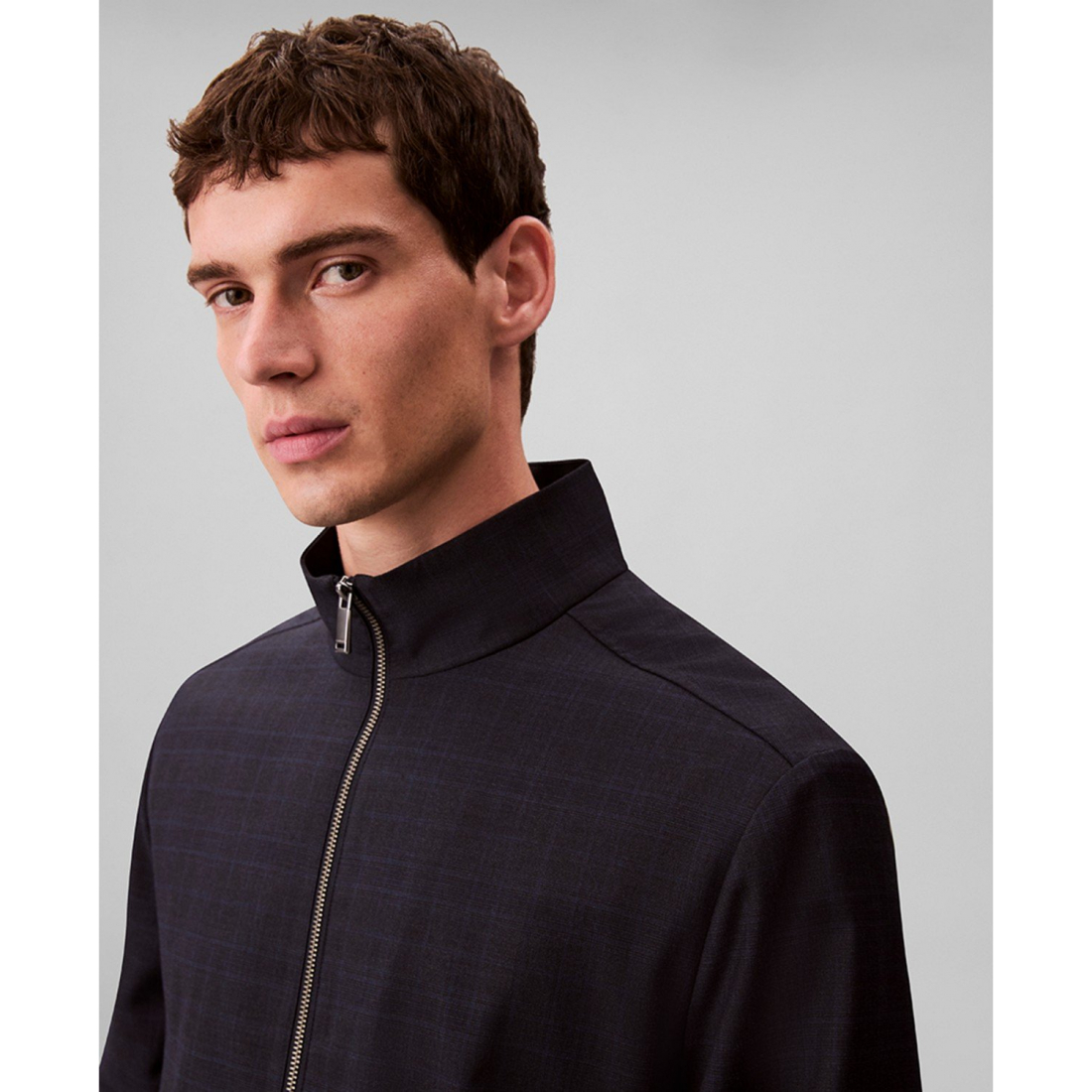 'Yarn-Dyed Zip Jacket' für Herren