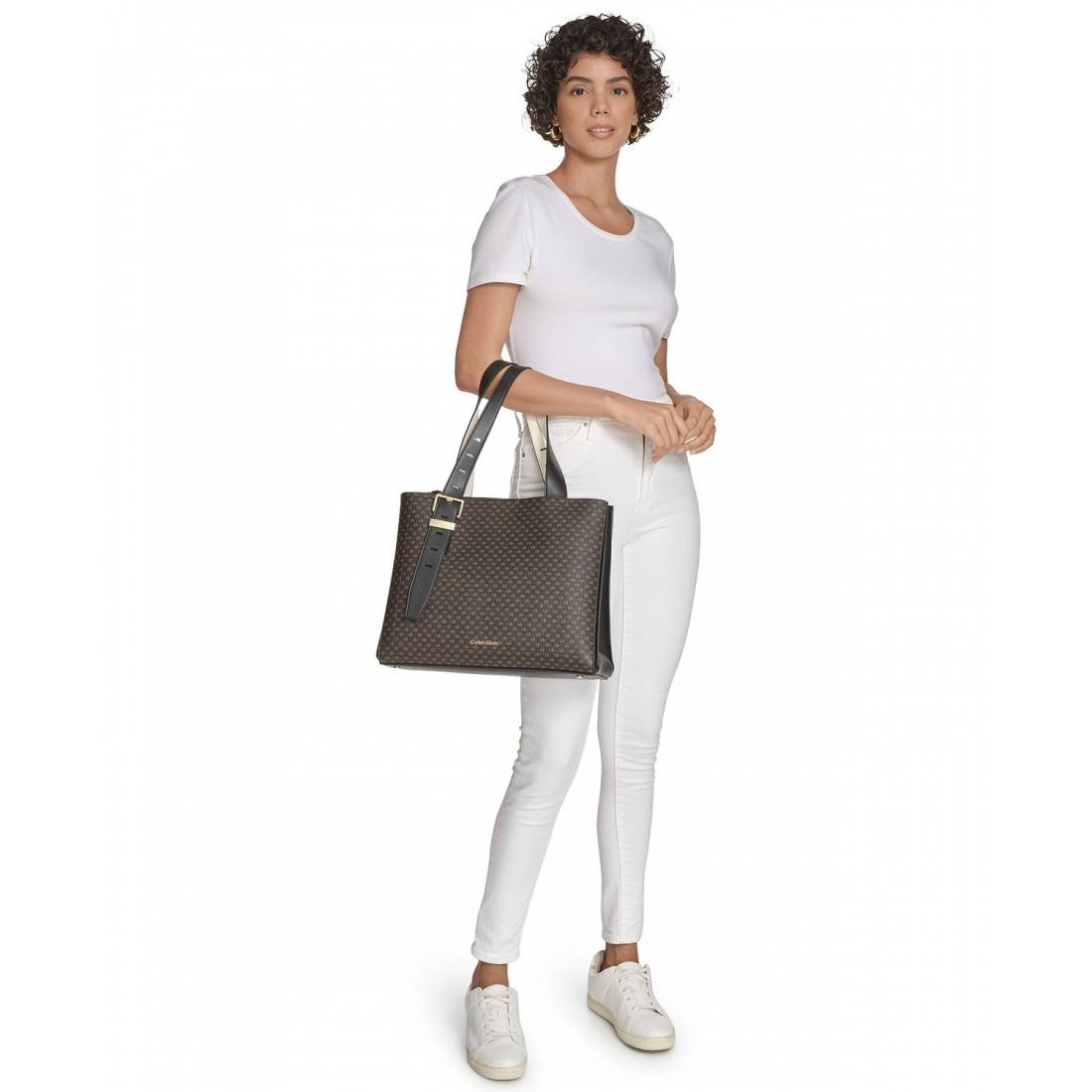 'Lowen Signature Triple Compartment Adjustable Tote' pour Femmes
