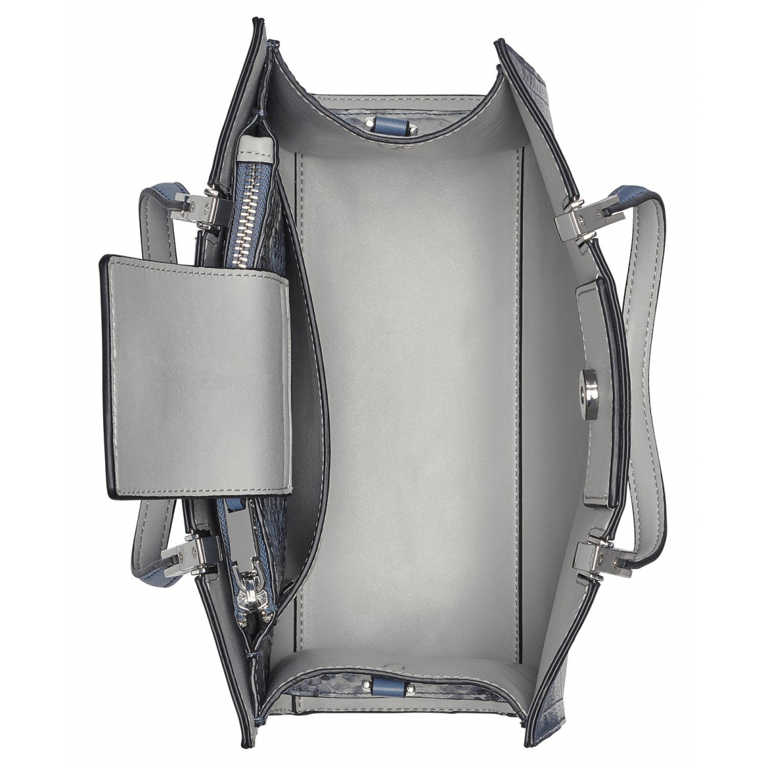 'Verne Mixed Material Convertible Satchel' pour Femmes