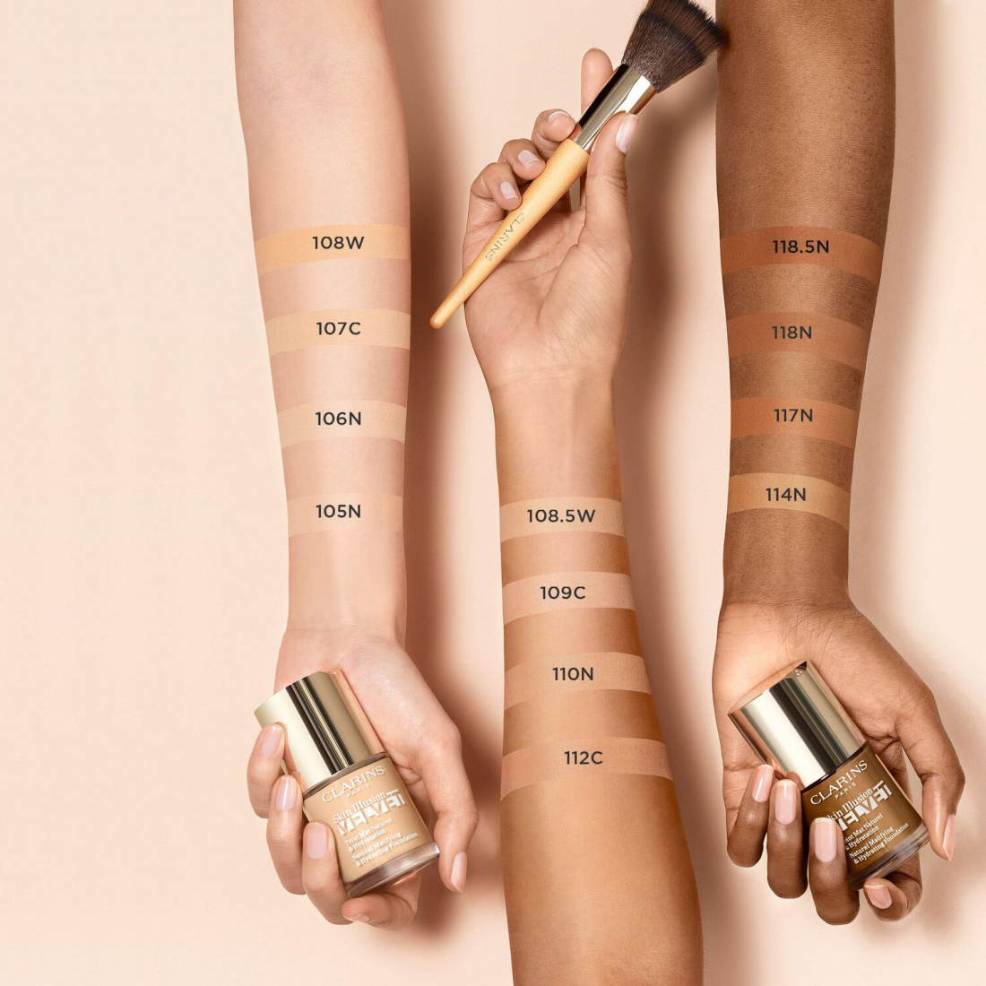 'Skin Illusion Velvet' Foundation - 108.5W Cashew 30 ml