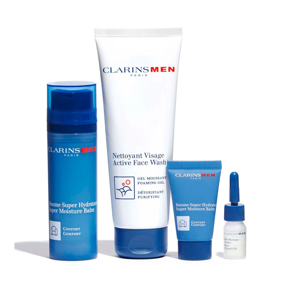 'Les Essentiels Clarins' Men Care Set - 4 Pieces