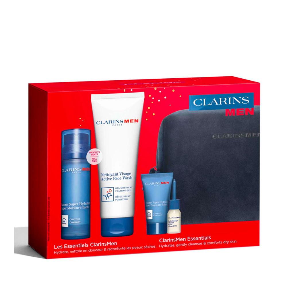 'Les Essentiels Clarins' Men Care Set - 4 Pieces
