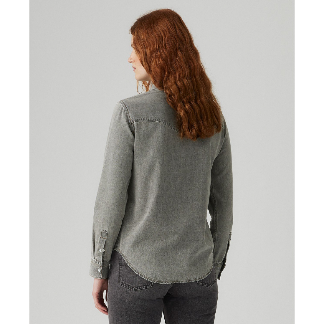 'The Ultimate Western Cotton Denim Shirt' pour Femmes