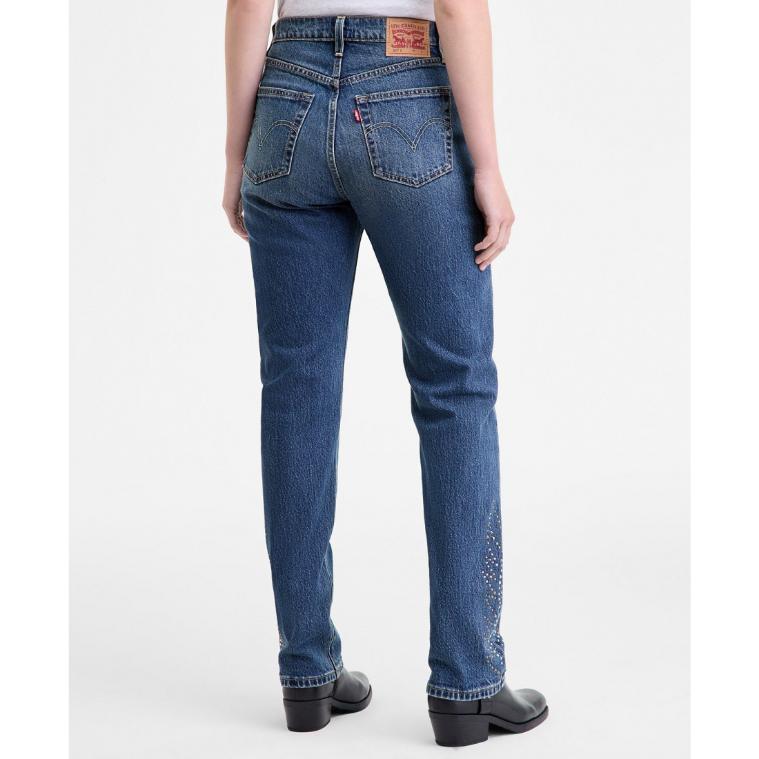'Levi’s® 501 Curve Straight-Leg High-Rise Jeans' pour Femmes