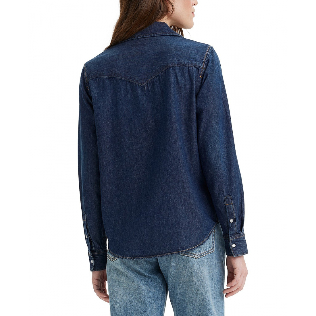 'The Ultimate Western Cotton Denim Shirt' pour Femmes