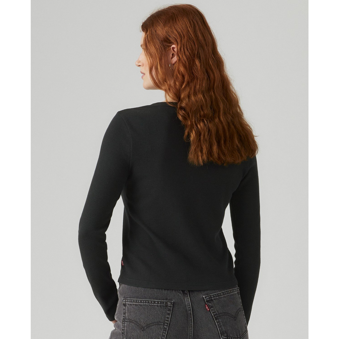 'Dana Henley Long Sleeve Top' pour Femmes