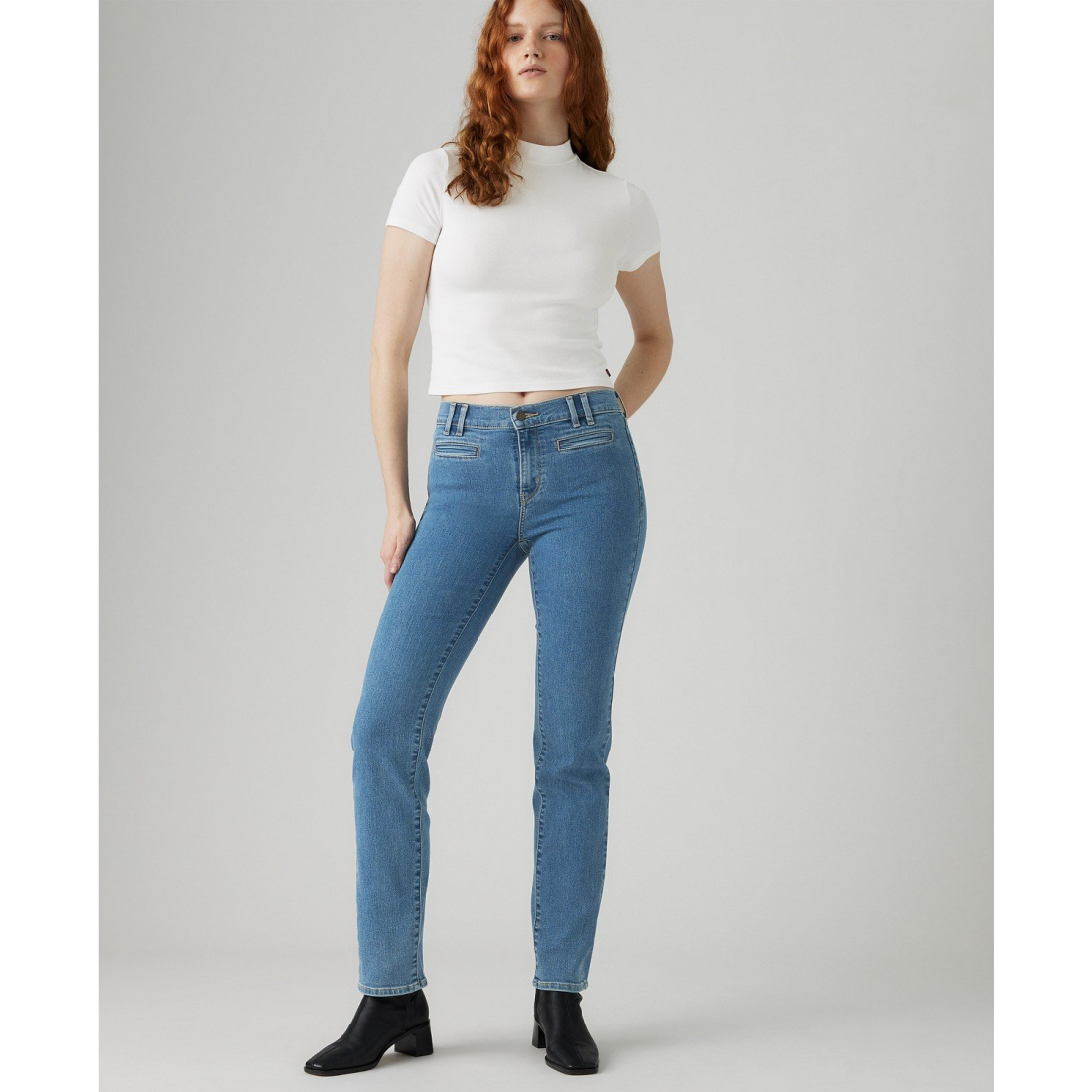 '314 Shaping Tailored Straight Stretch Jeans' pour Femmes
