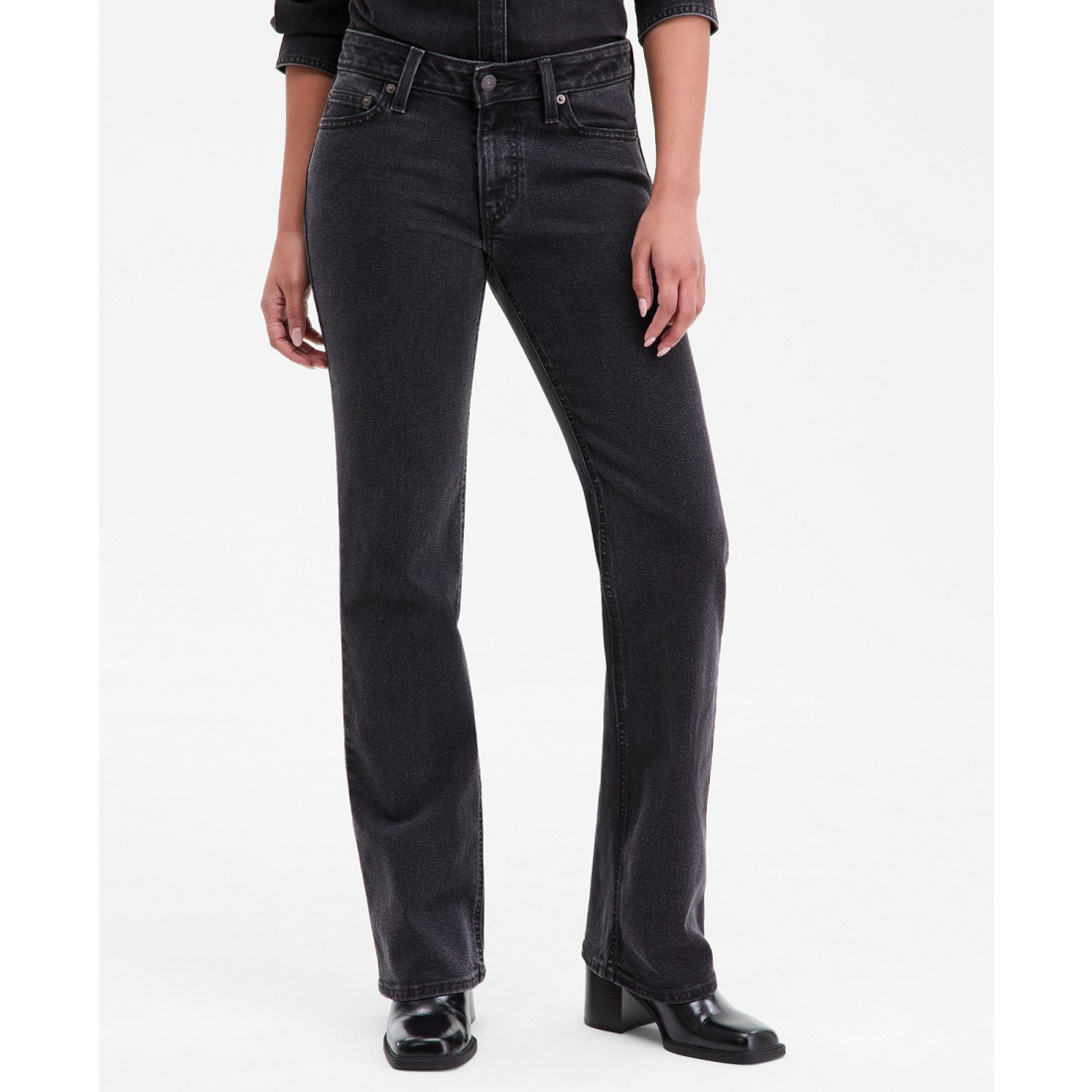 'Super-Low Studded Bootcut Jeans' pour Femmes