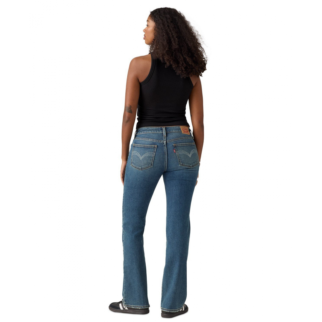 'Super-Low Studded Bootcut Jeans' pour Femmes