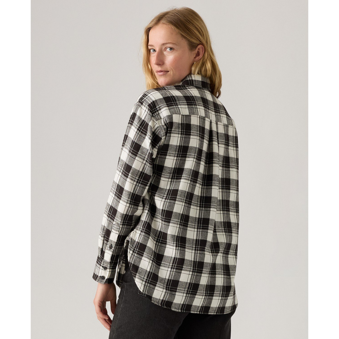 'Henriette Flannel Long Sleeve Shirt' pour Femmes