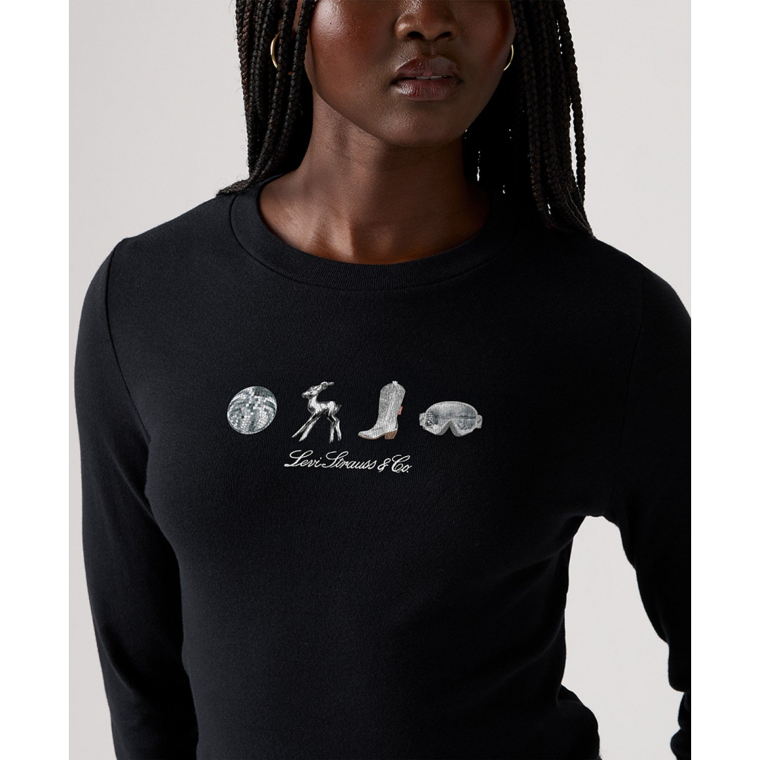 'Graphic Essential Long Sleeve T-Shirt' pour Femmes
