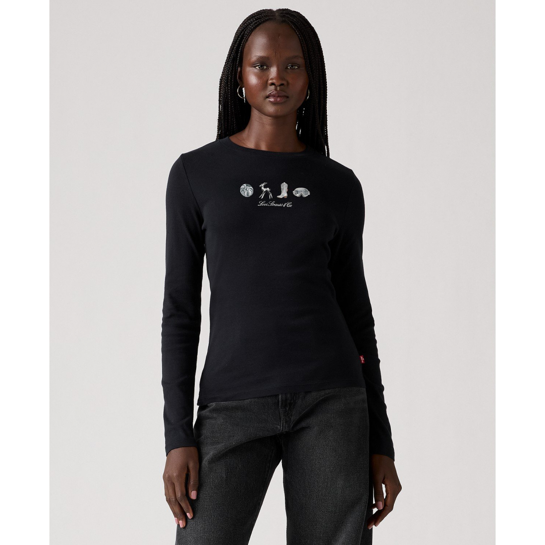 'Graphic Essential Long Sleeve T-Shirt' pour Femmes