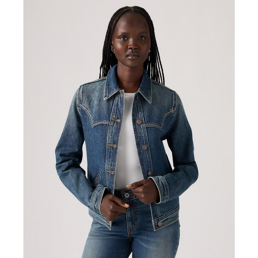 Women's 'Embellished Original Trucker Jacket'