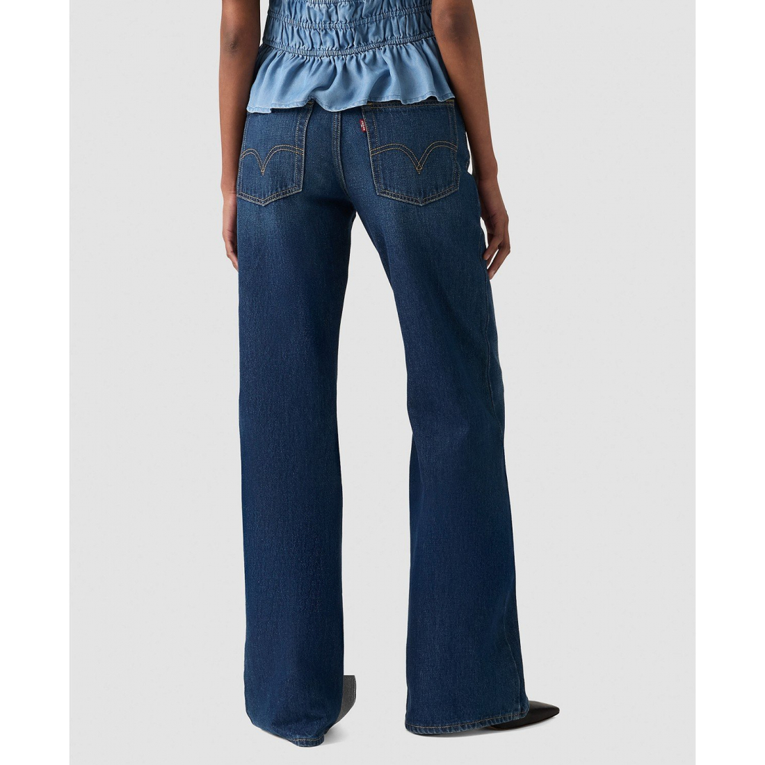 'Women's' Middy Loose Mid Rise Bootcut Jeans' pour Femmes