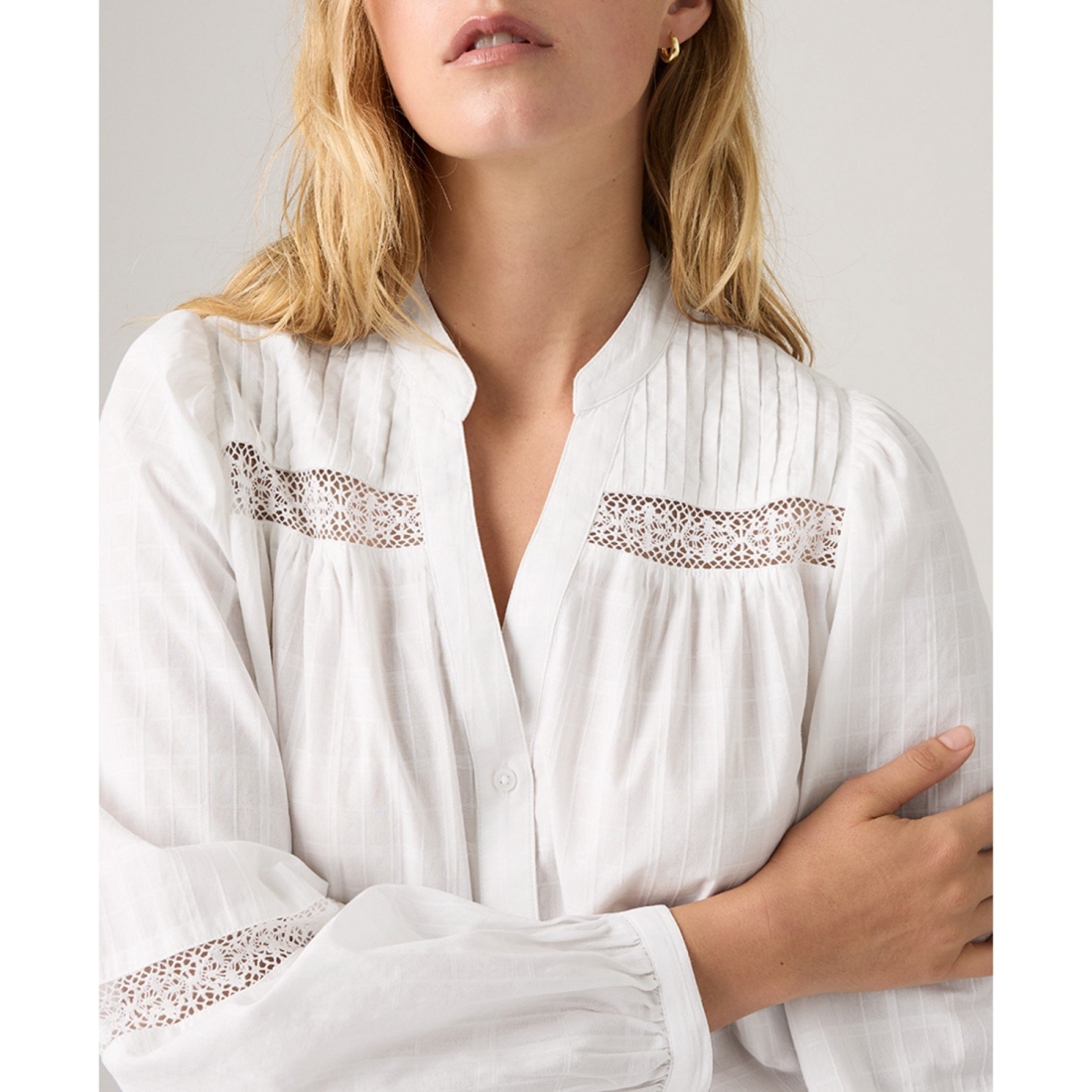 'Madeline Long-Sleeve Top' pour Femmes