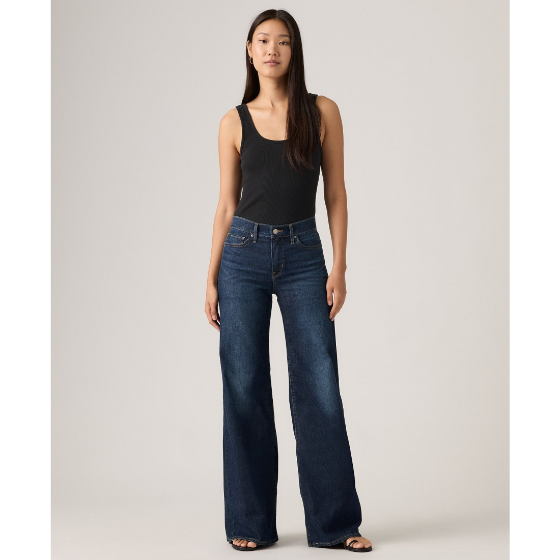 '318 Shaping Wide-Leg Mid-Rise Jeans' pour Femmes