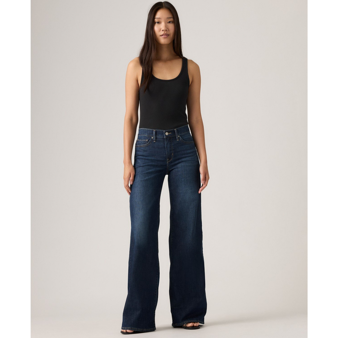 '318 Shaping Wide-Leg Mid-Rise Jeans' pour Femmes