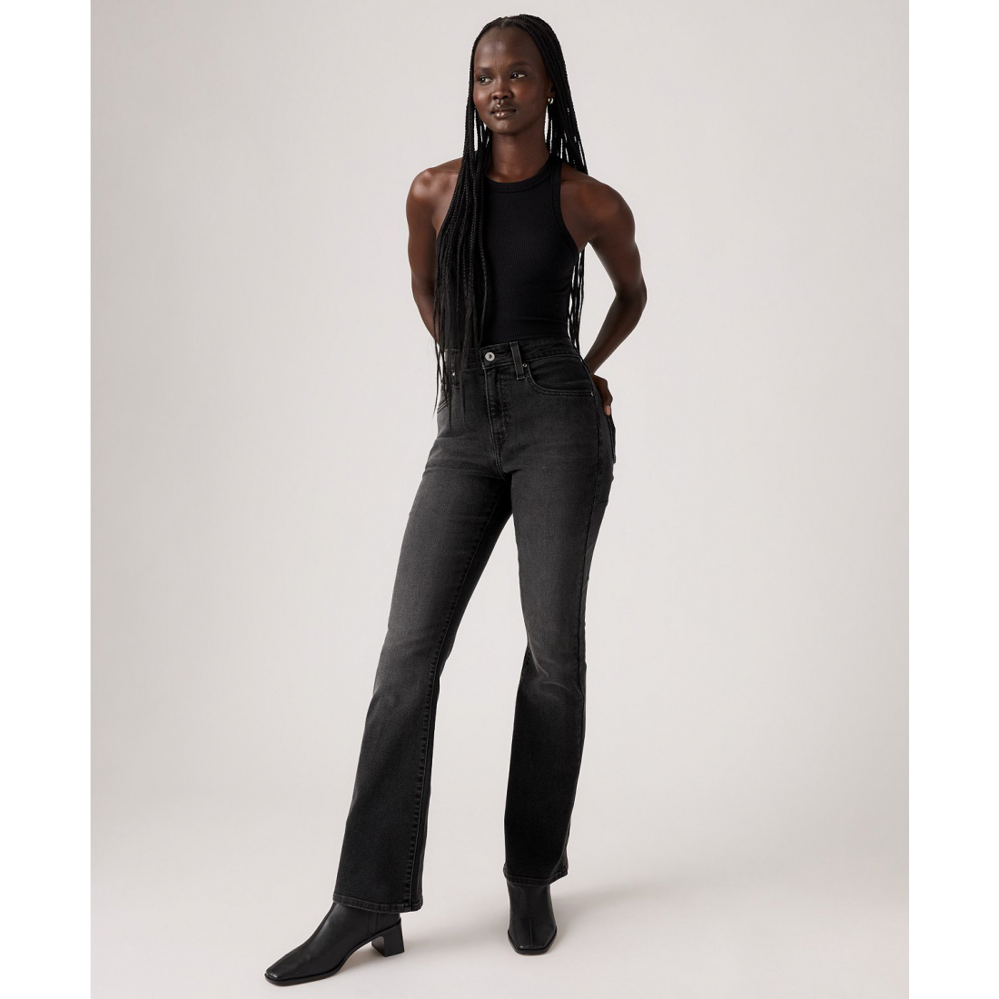 '725 Rhinestone High-Waist Classic Stretch Bootcut Jeans' pour Femmes