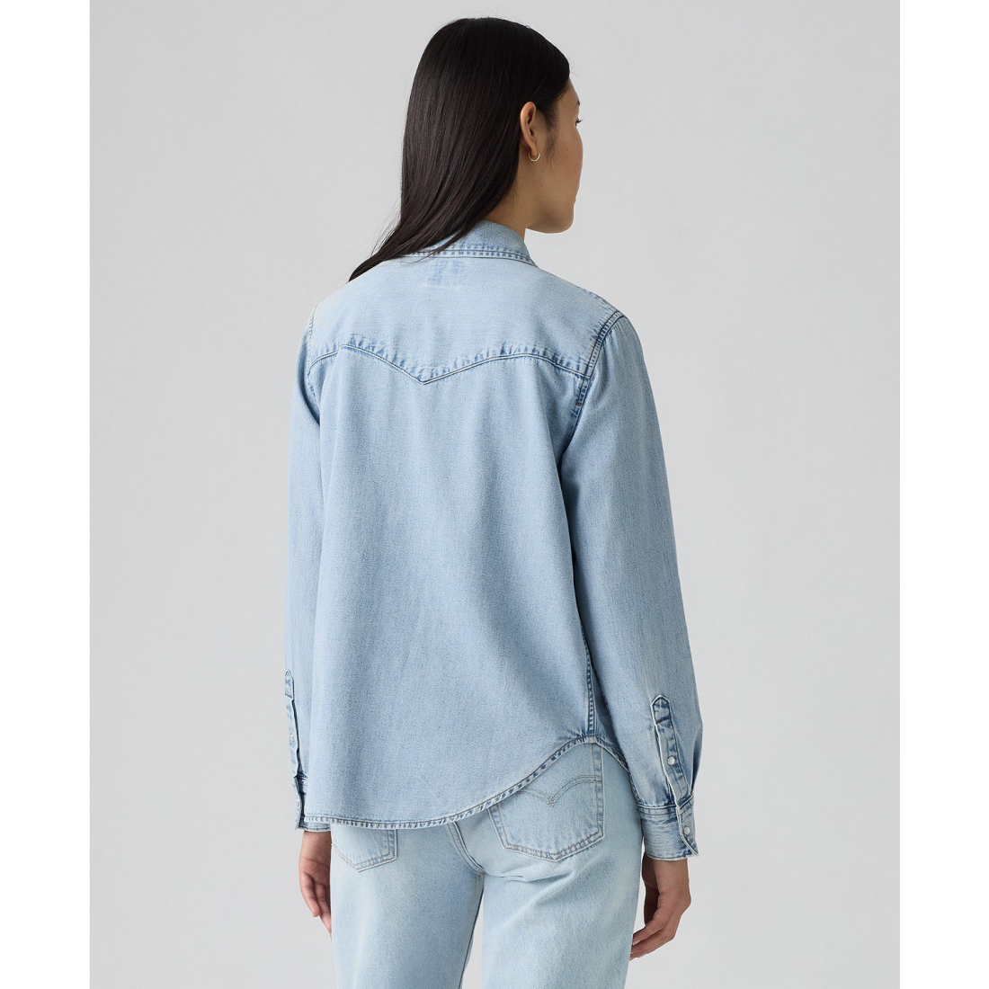 'The Ultimate Western Cotton Denim Shirt' pour Femmes