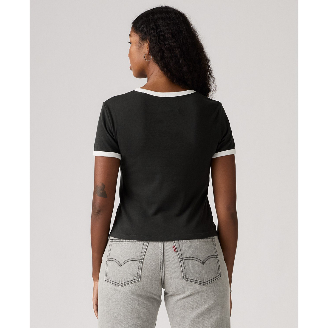 'Graphic Ringer Rickie T-Shirt' pour Femmes