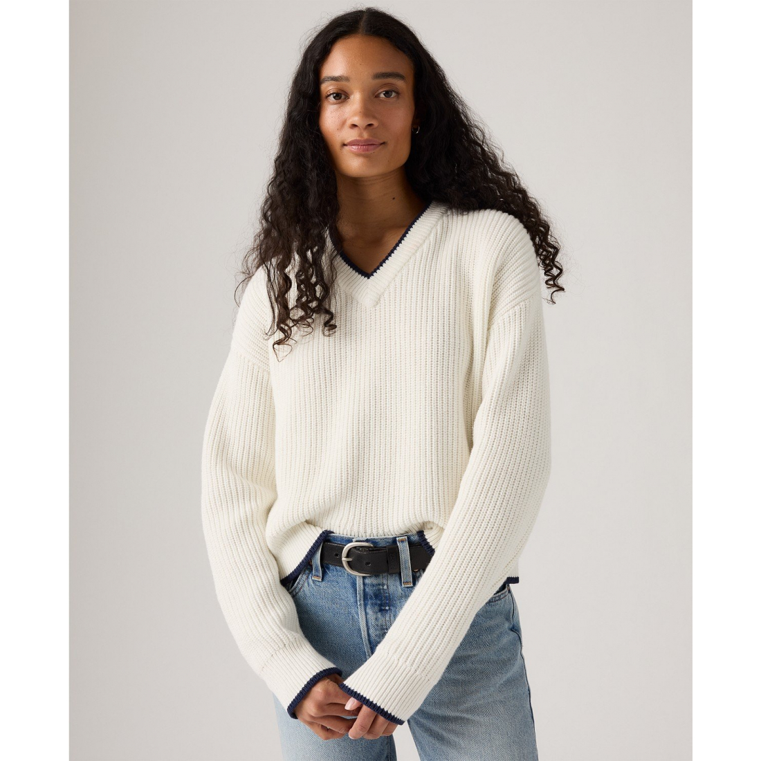 'Reese V-Neck Long Sleeve Sweater' pour Femmes