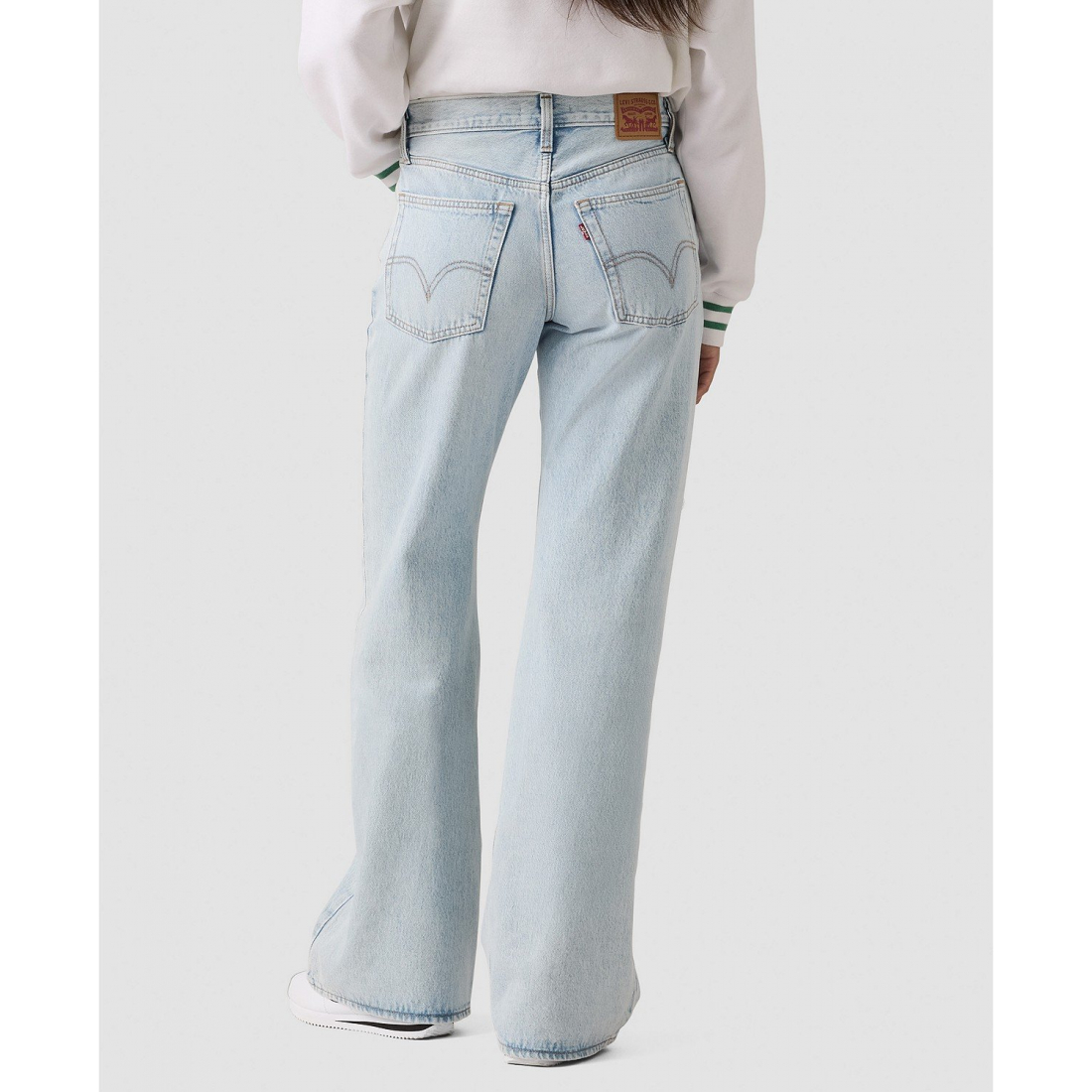 'Women's' Middy Loose Mid Rise Bootcut Jeans' pour Femmes