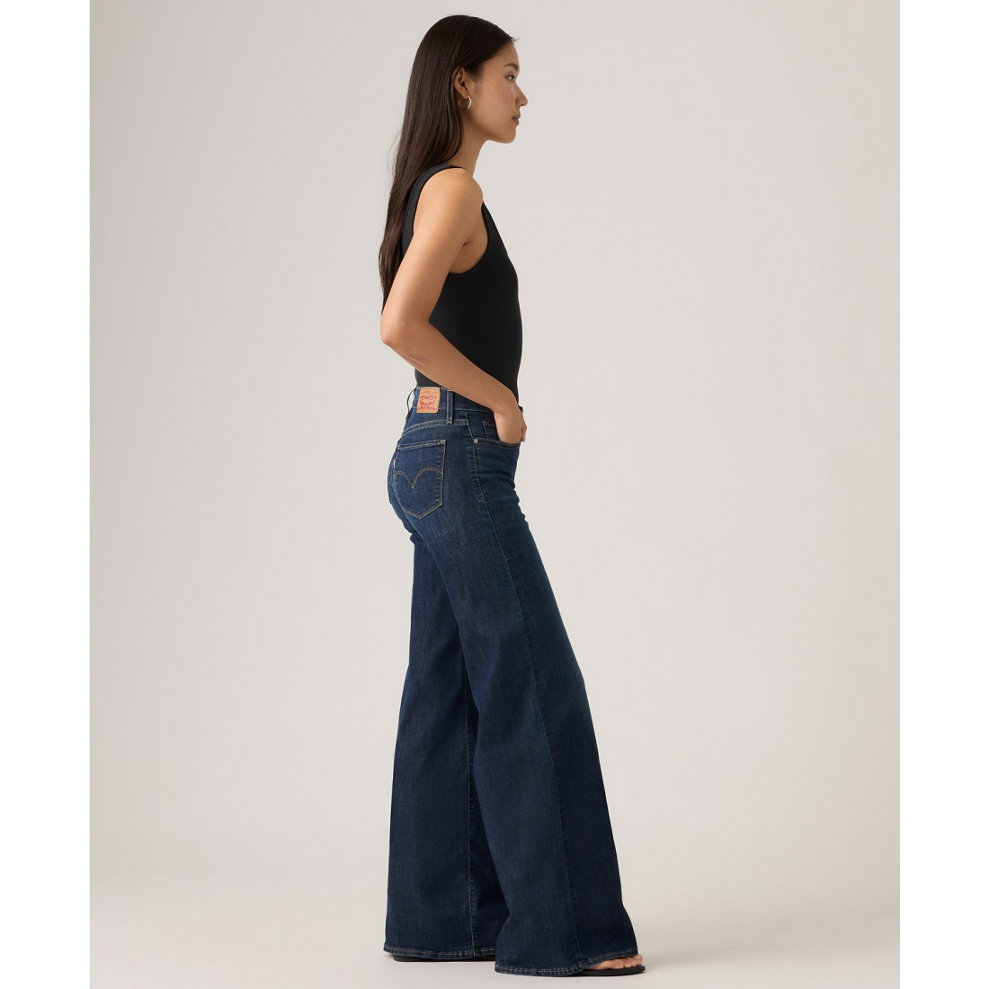 '318 Shaping Wide-Leg Mid-Rise Jeans' pour Femmes