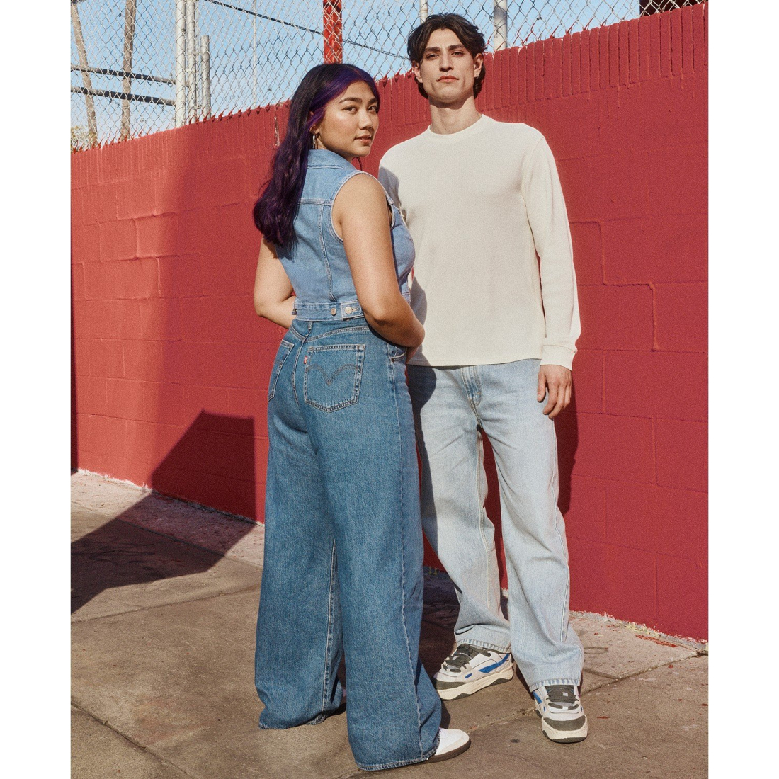 'Waffle Knit Thermal Long Sleeve T-Shirt' pour Hommes