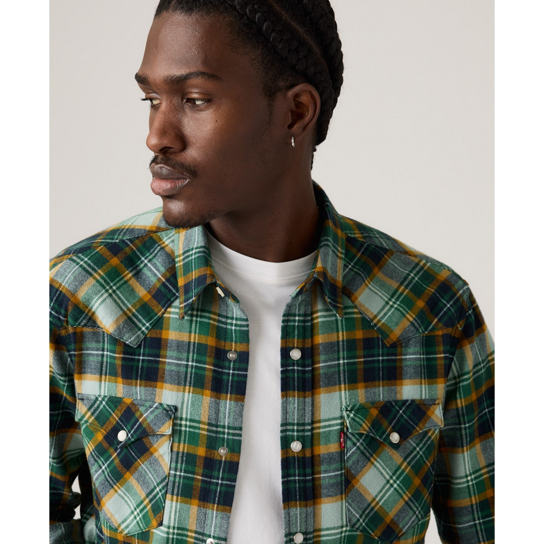 'Classic Standard Fit Western Shirt' pour Hommes