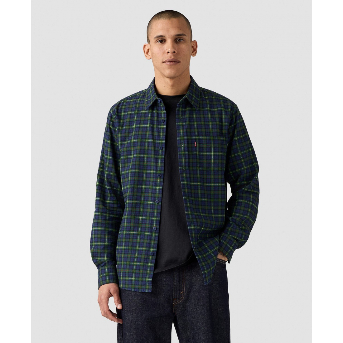 'Classic 1 Pocket Regular-Fit Long-Sleeve Shirt' pour Hommes