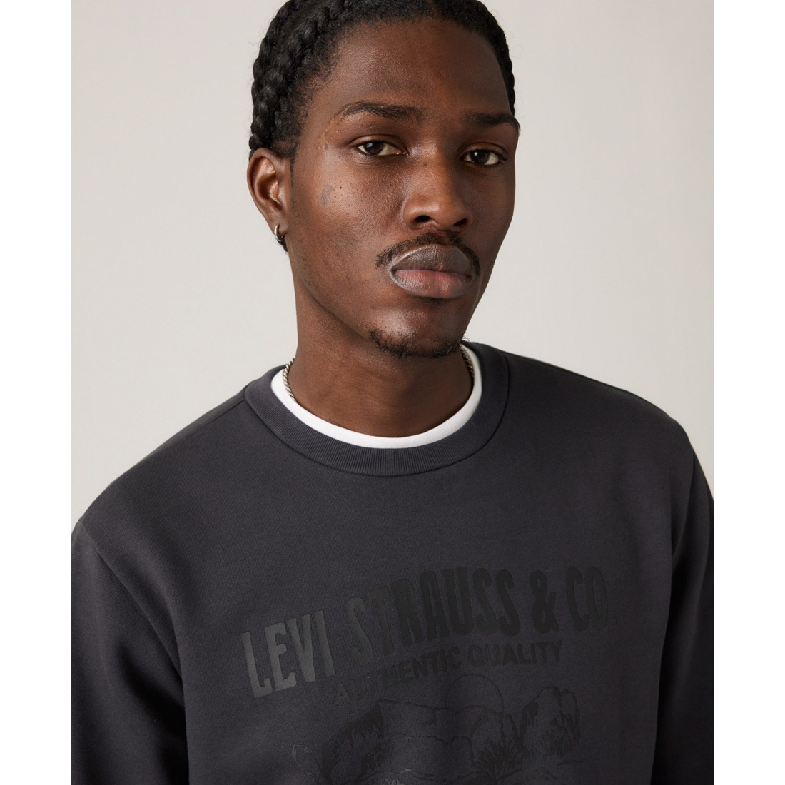 'Long Sleeve Logo Sweatshirt' pour Hommes