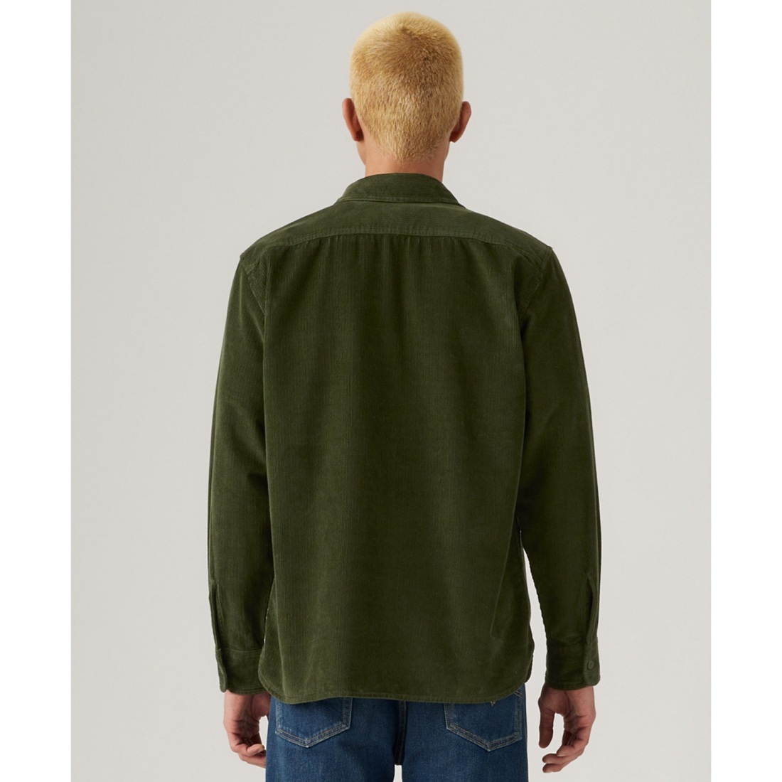 Men's 'Relaxed-Fit Long-Sleeve Button-Front Worker Shirt'