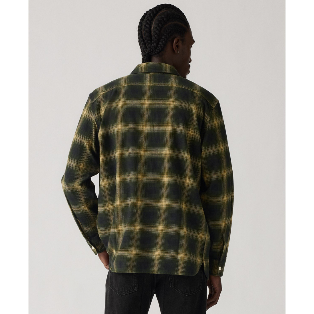 Men's 'Relaxed-Fit Long-Sleeve Button-Front Worker Shirt'