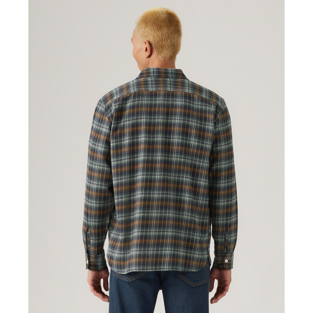 Men's 'Relaxed-Fit Long-Sleeve Button-Front Worker Shirt'