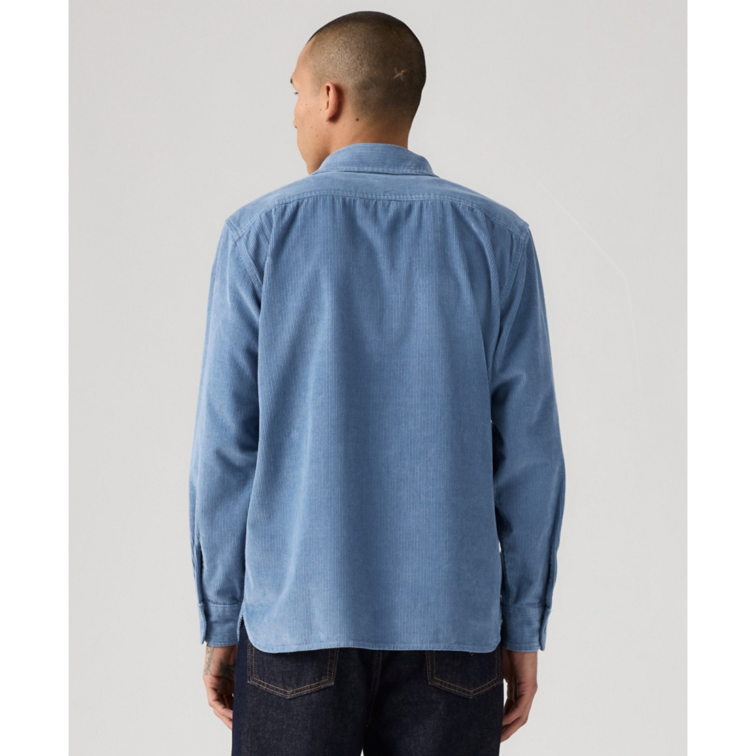 Men's 'Relaxed-Fit Long-Sleeve Button-Front Worker Shirt'