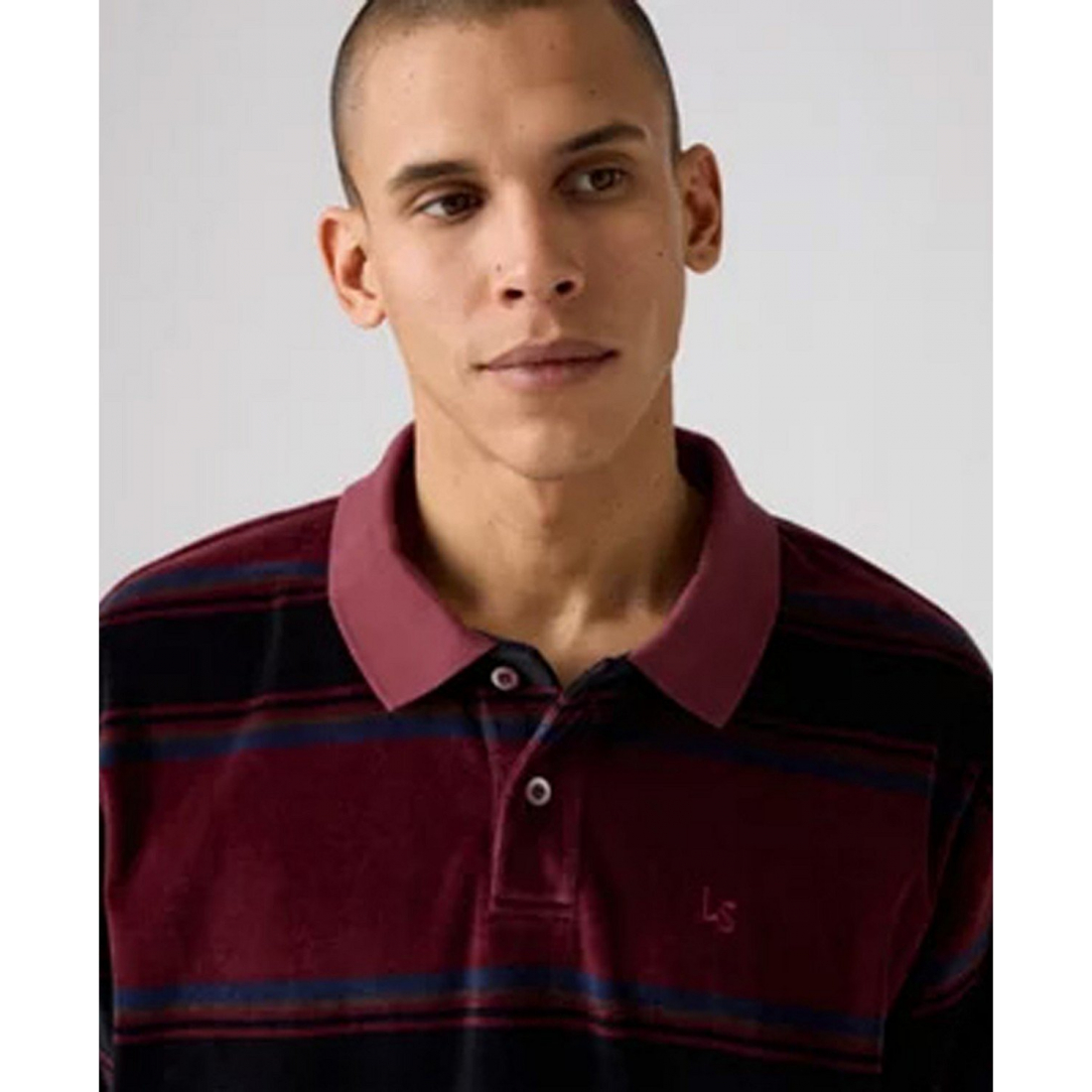 'Regular-Fit Long Sleeve Polo Shirt' pour Hommes