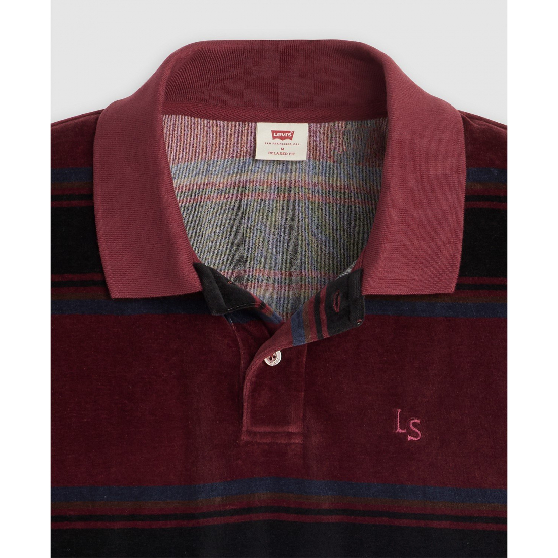 'Regular-Fit Long Sleeve Polo Shirt' pour Hommes