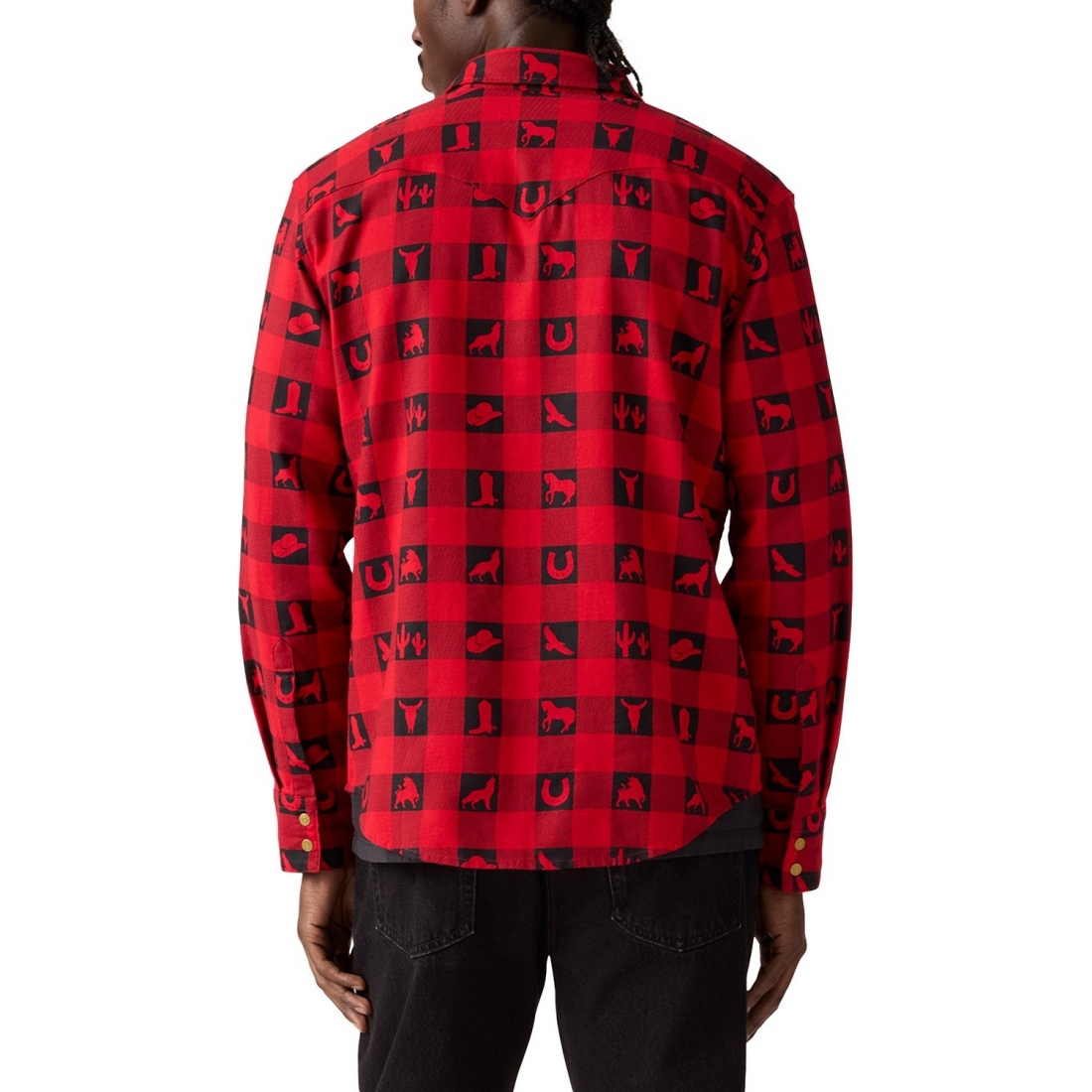 'Barstow Cotton Standard-Fit Western Shirt' pour Hommes