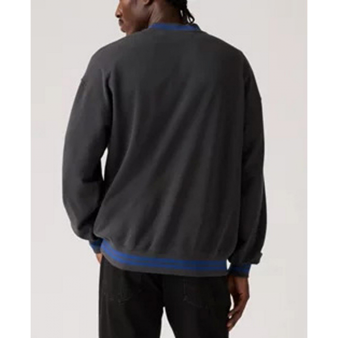 'V-Neck Long-Sleeve Sweatshirt' pour Hommes