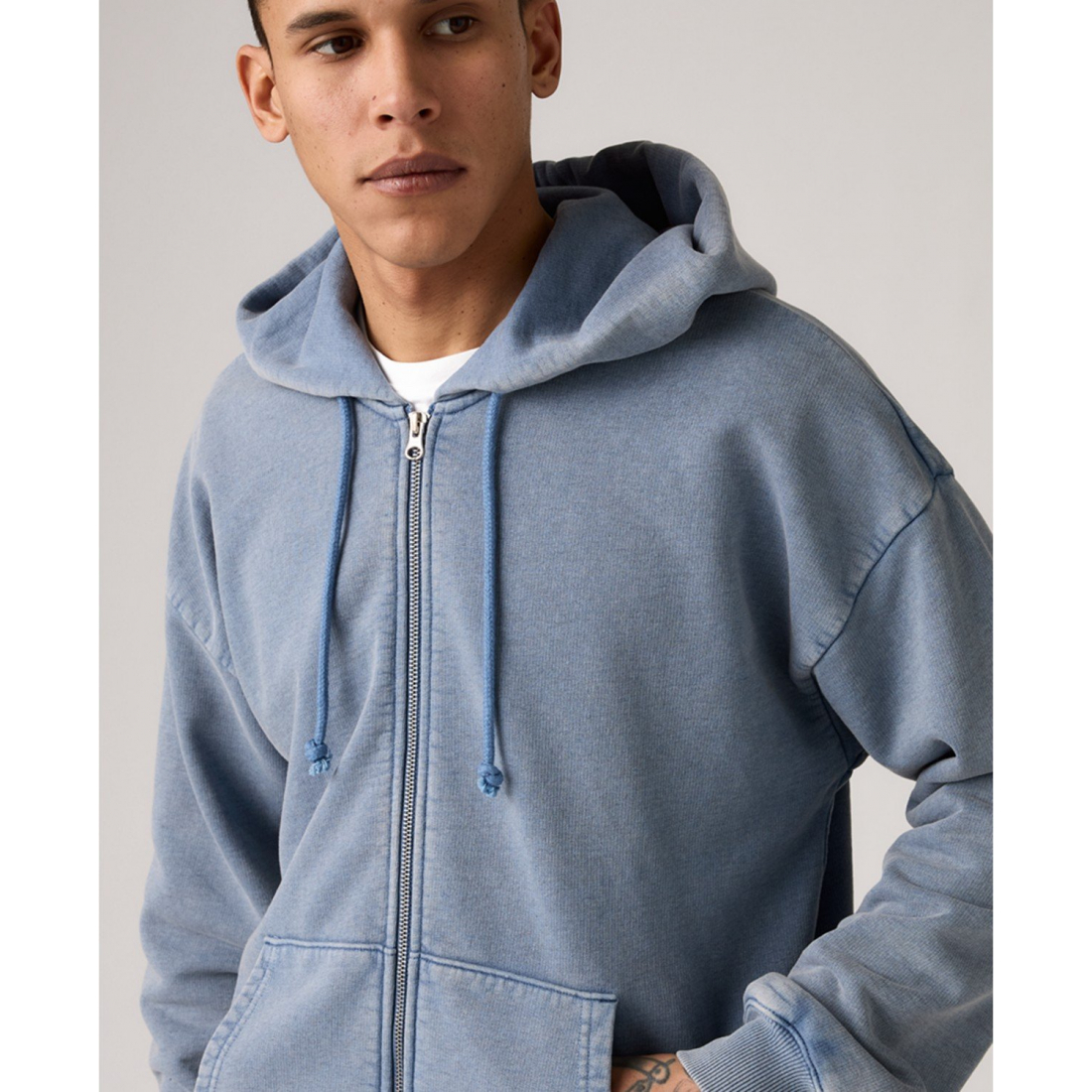 'Levis Mens Fleece Full Zip' pour Hommes