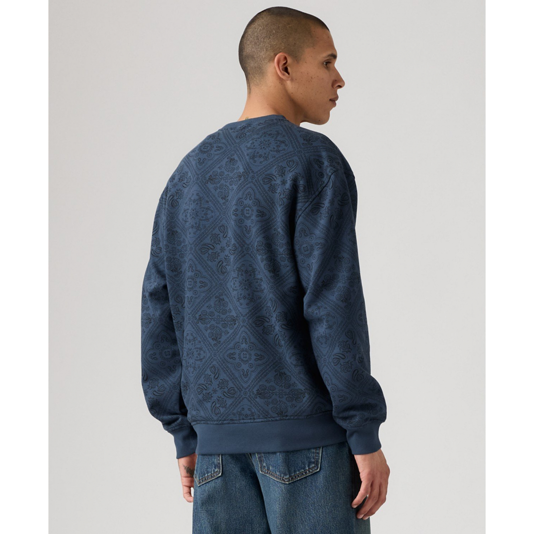 'Seasonal Crewneck Relaxed Fit Sweatshirt' pour Hommes
