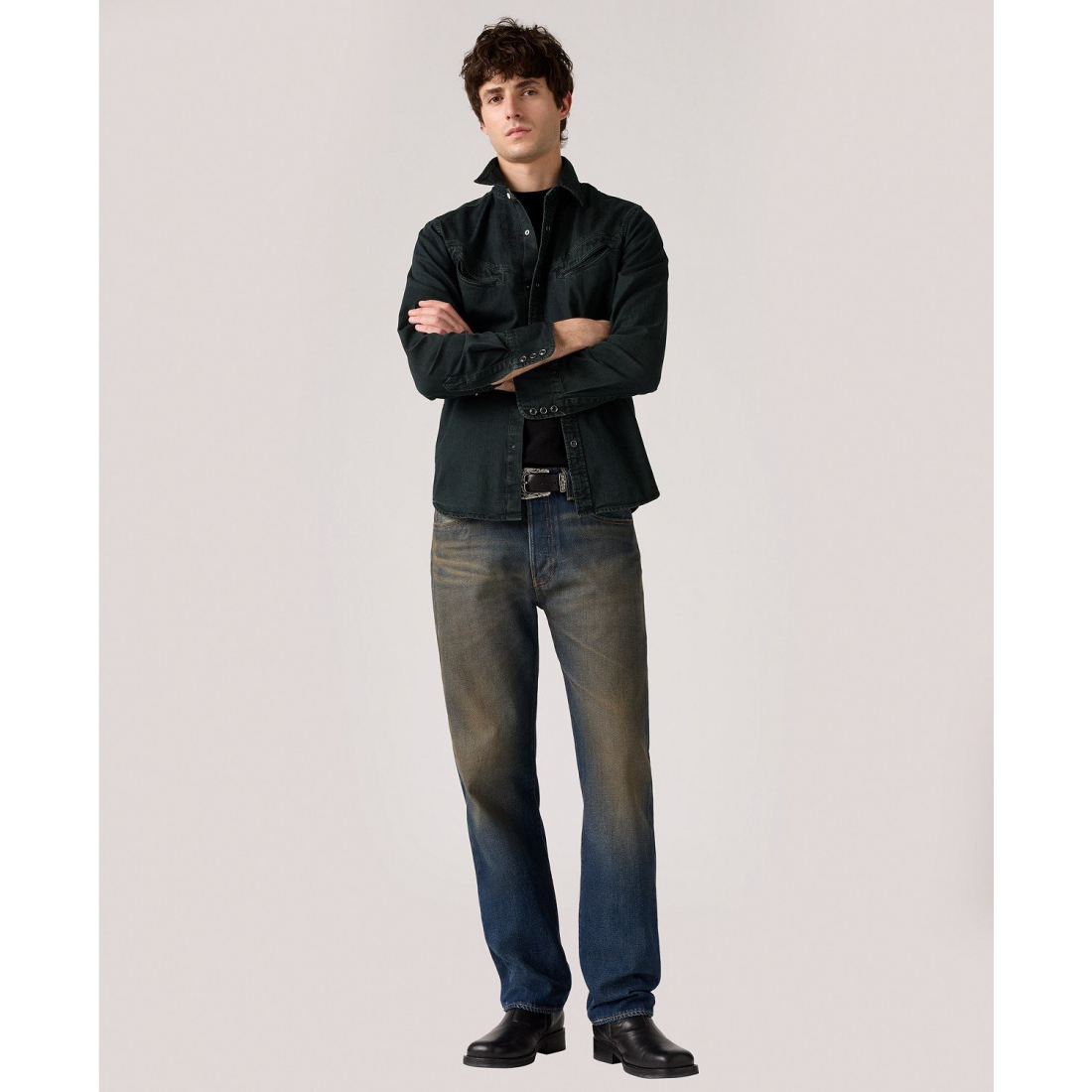 '501® Original-Fit Button Fly Non-Stretch Jeans' pour Hommes