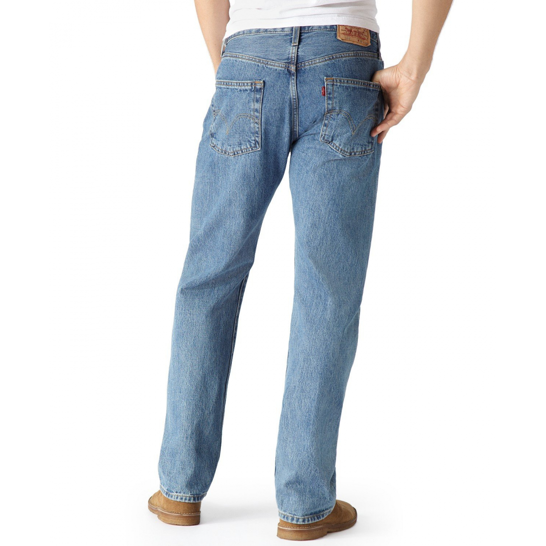 '501® Original-Fit Button Fly Non-Stretch Jeans' pour Hommes