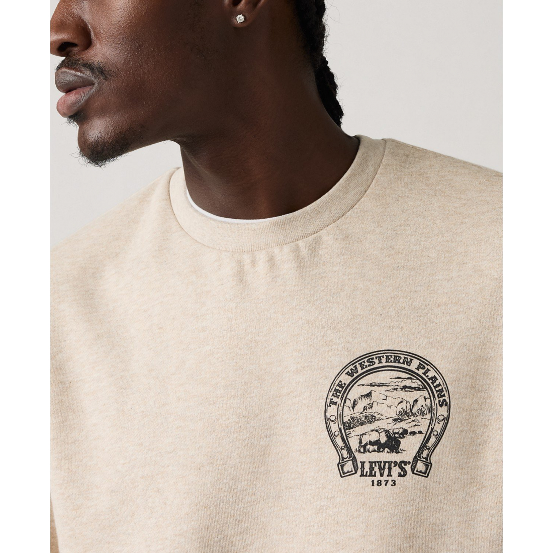 'Long Sleeve Logo Sweatshirt' pour Hommes