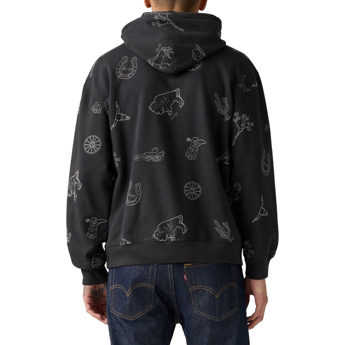 'Relaxed Graphic Hoodie' pour Hommes